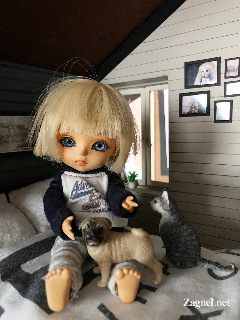 Lati Yellow BJD wig