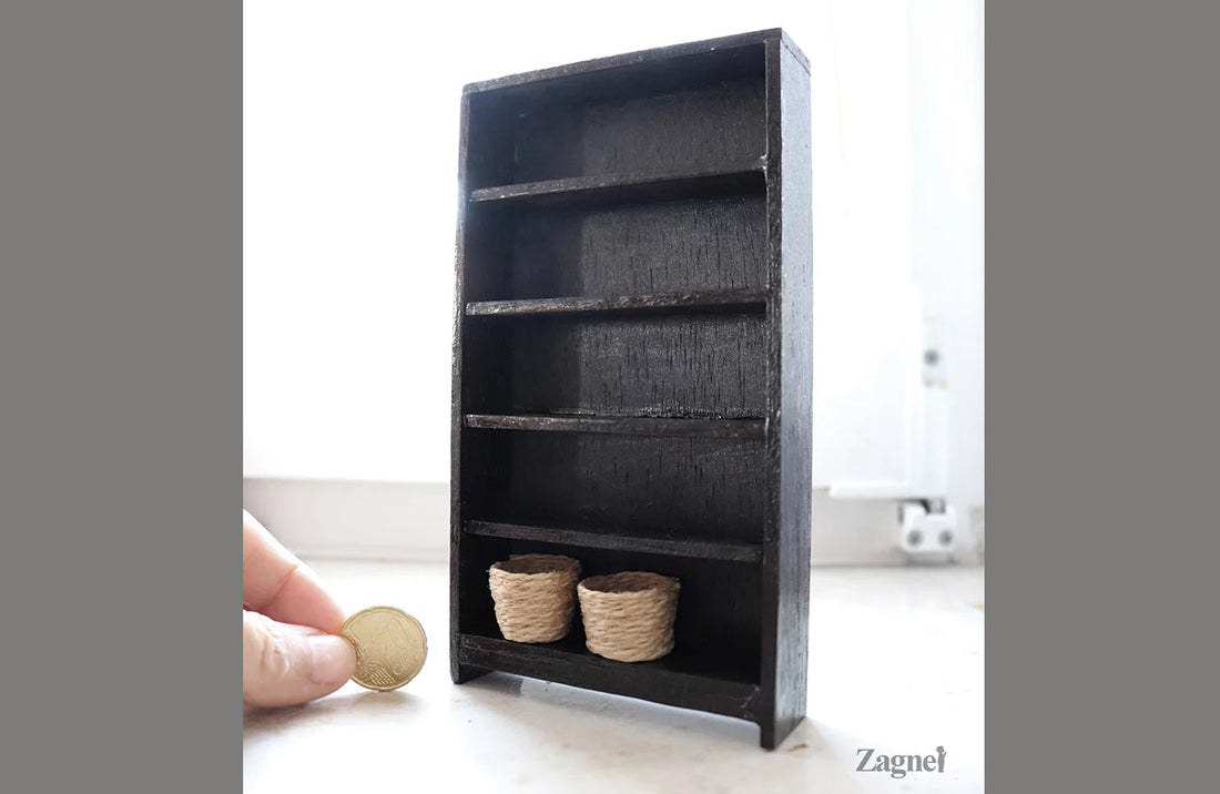 Miniature bookshelf