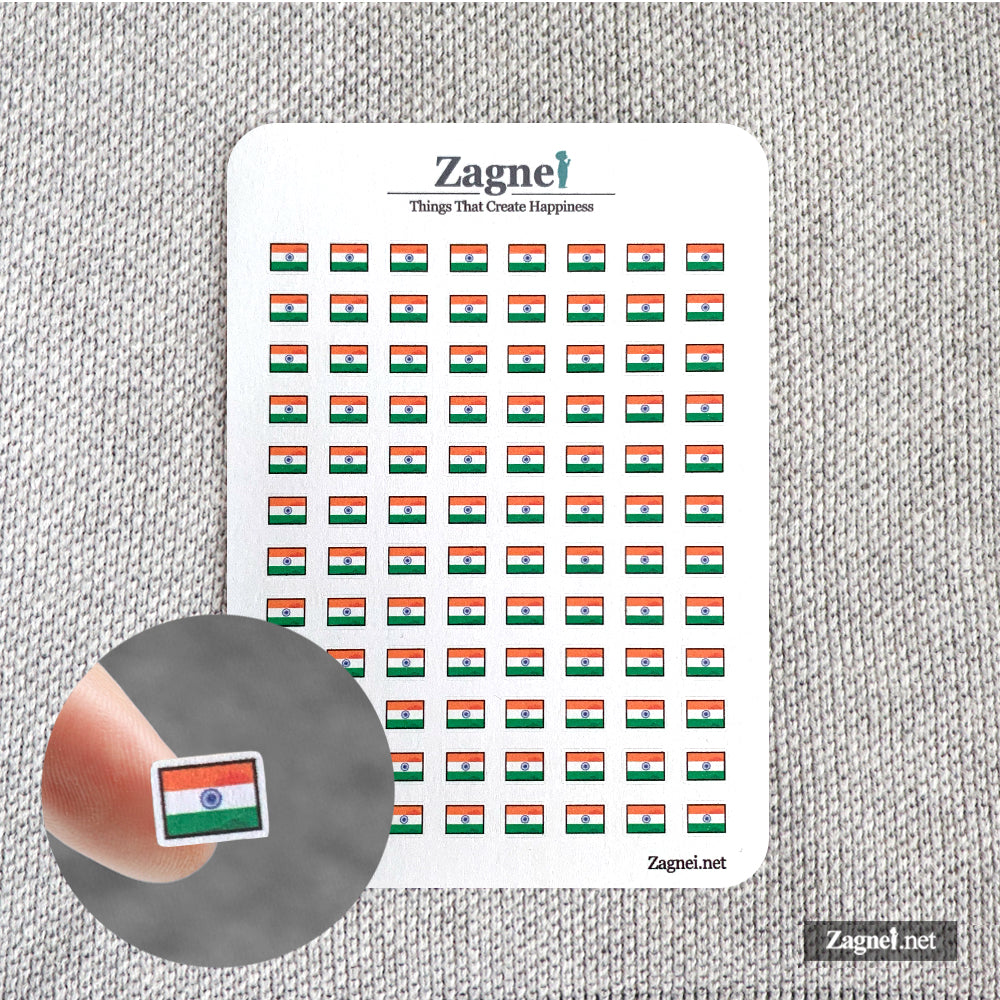 Tiny Asia and Oceania Mini Flag Stickers (0.6 cm) for Planner & Journal Decoration