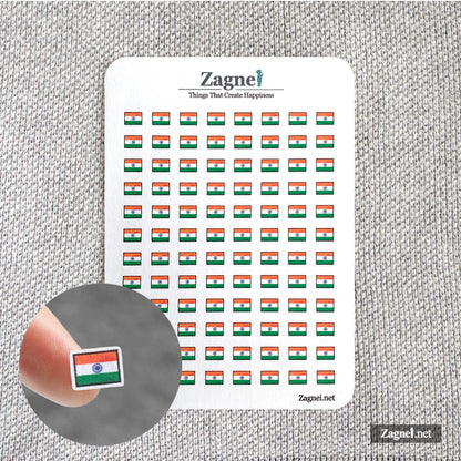 Tiny Asia and Oceania Mini Flag Stickers (0.6 cm) for Planner & Journal Decoration