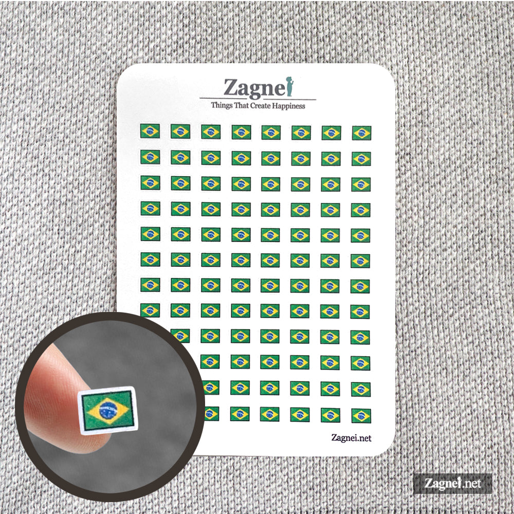Tiny Americas Flag Sticker 0.6cm | Perfect for Diary, Planner & Journal Decoration