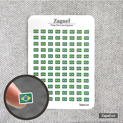 Tiny Americas Flag Sticker 0.6cm | Perfect for Diary, Planner & Journal Decoration