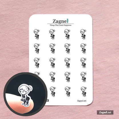 Upper Body Workout Stickers for fitness journal