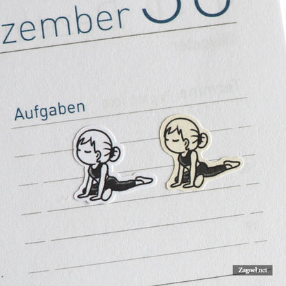 Full body Workout Planner Stickers for fitness Journal & Fitness Tracking