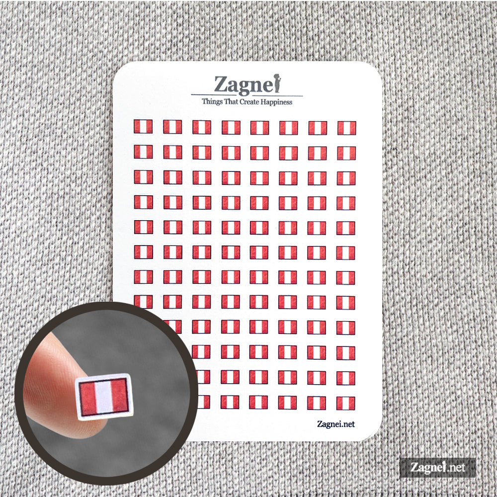 Tiny Americas Flag Sticker 0.6cm | Perfect for Diary, Planner & Journal Decoration