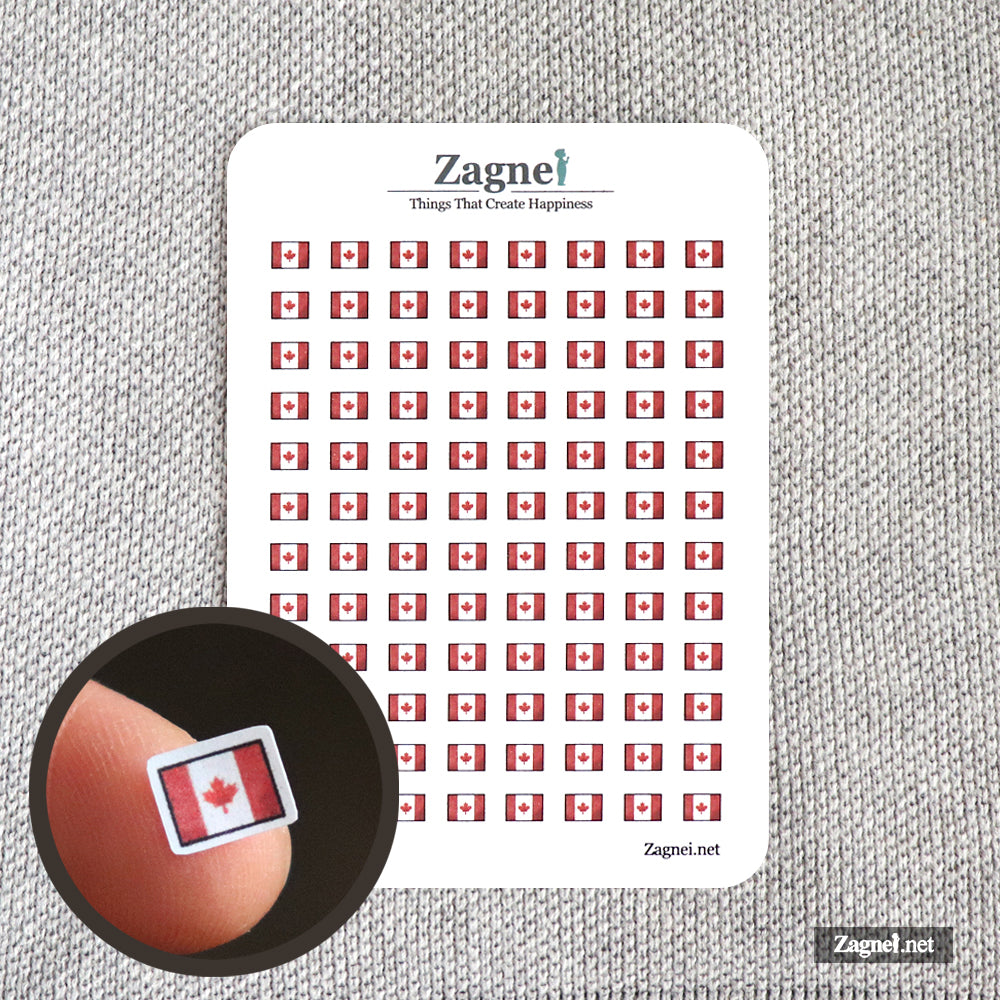 Tiny Americas Flag Sticker 0.6cm | Perfect for Diary, Planner & Journal Decoration