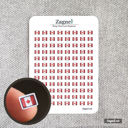 Tiny Americas Flag Sticker 0.6cm | Perfect for Diary, Planner & Journal Decoration