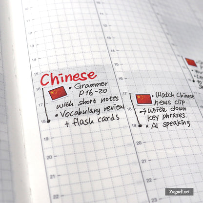 Tiny Asia and Oceania Mini Flag Stickers (0.6 cm) for Planner & Journal Decoration