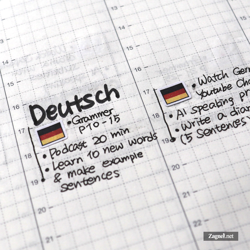 Cute Mini World Flags Sticker 0.6cm | Perfect for Diary, Planner & Journal Decoration