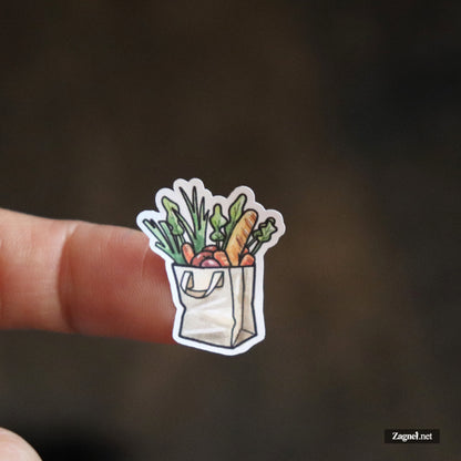 My Day – Watercolor-Style Daily Life Sticker Sheet for Planners & Journals