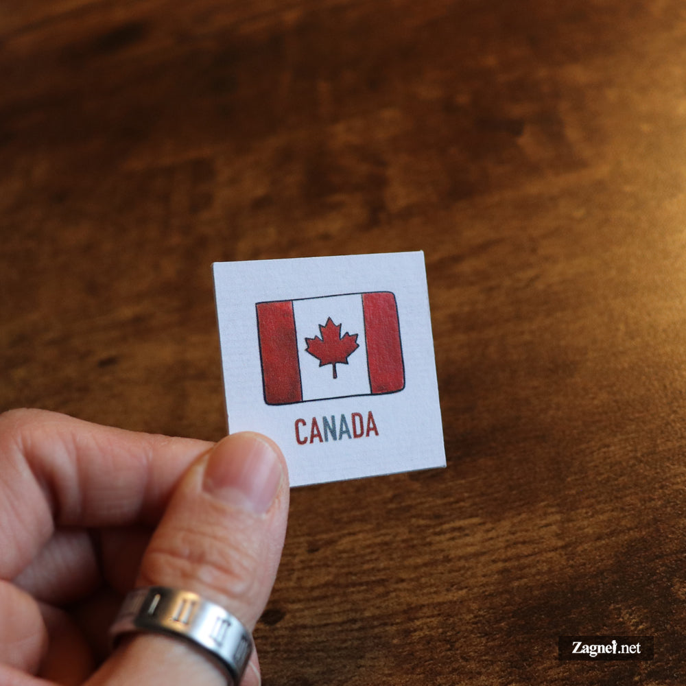 DIY World flags memory cards (Digital Download)