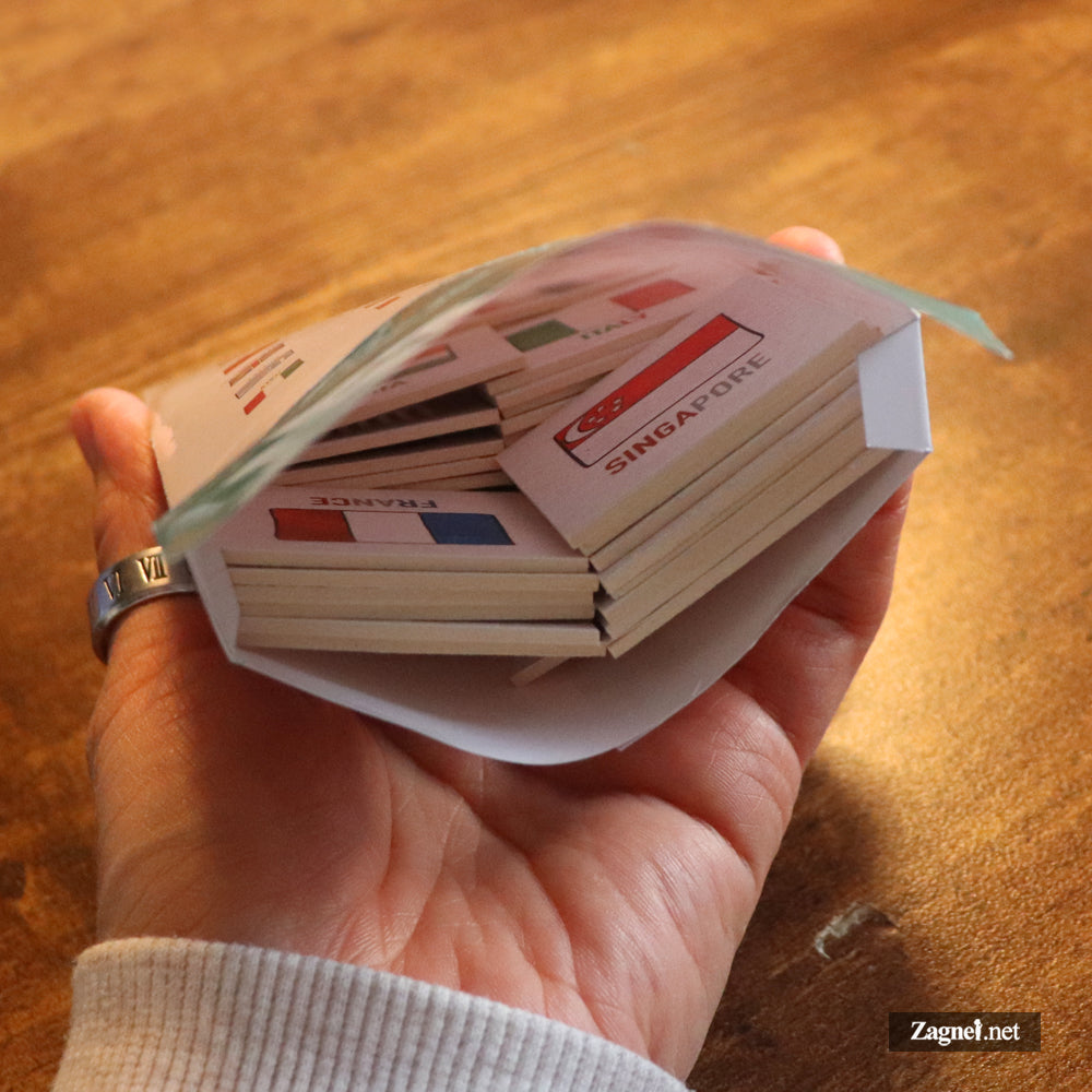 DIY World flags memory cards (Digital Download)