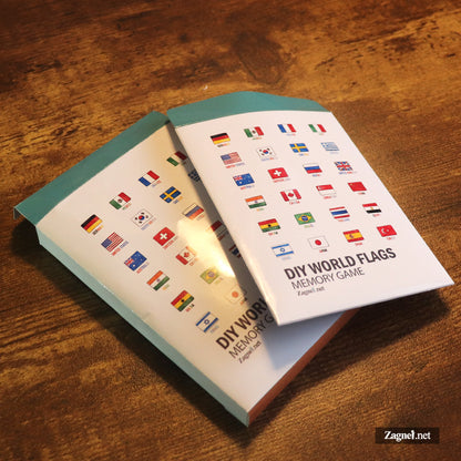 DIY World flags memory cards (Digital Download)