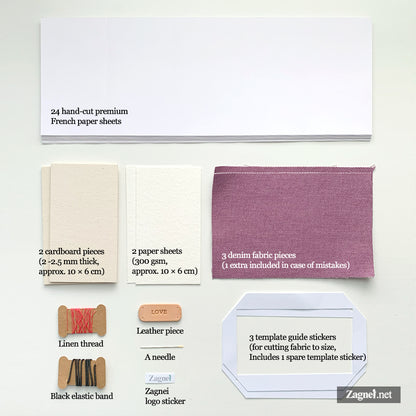 Mini Accordion Notebook DIY Kit